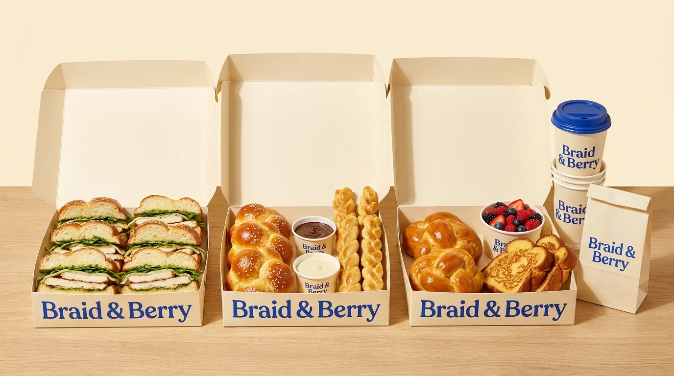 Office lunch, party and morning boxes